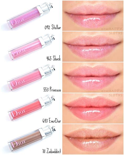 coffret dior gloss|dior lip gloss color chart.